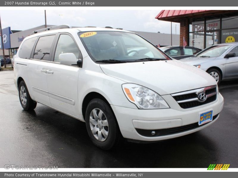 Cosmic White / Beige 2007 Hyundai Entourage GLS