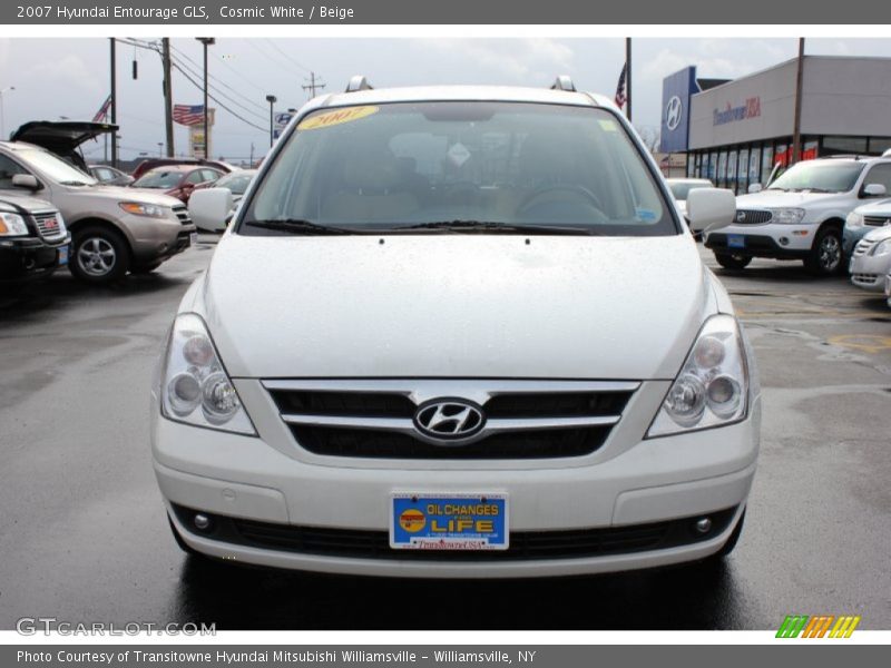Cosmic White / Beige 2007 Hyundai Entourage GLS