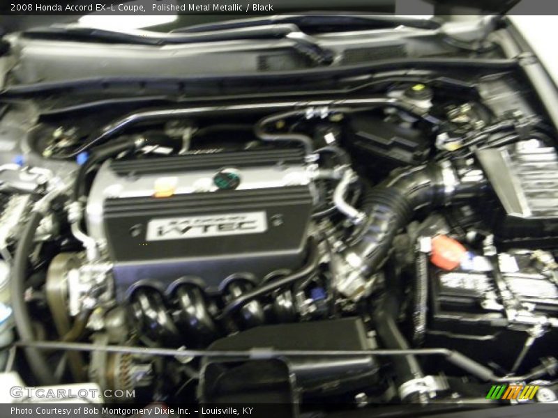 Polished Metal Metallic / Black 2008 Honda Accord EX-L Coupe