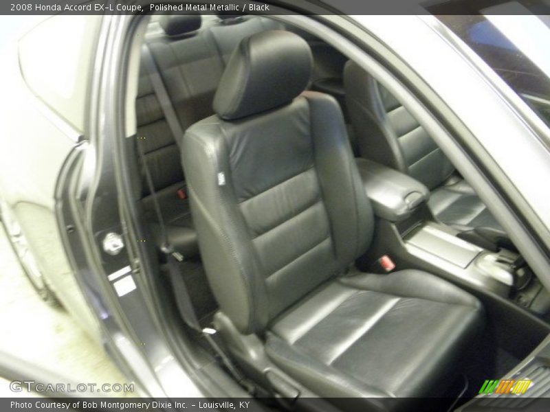 Polished Metal Metallic / Black 2008 Honda Accord EX-L Coupe