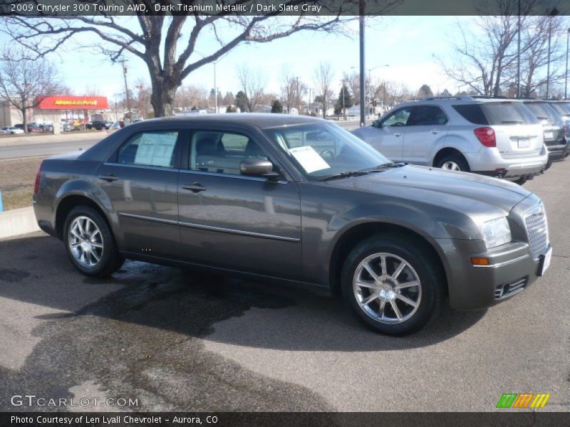 Dark Titanium Metallic / Dark Slate Gray 2009 Chrysler 300 Touring AWD
