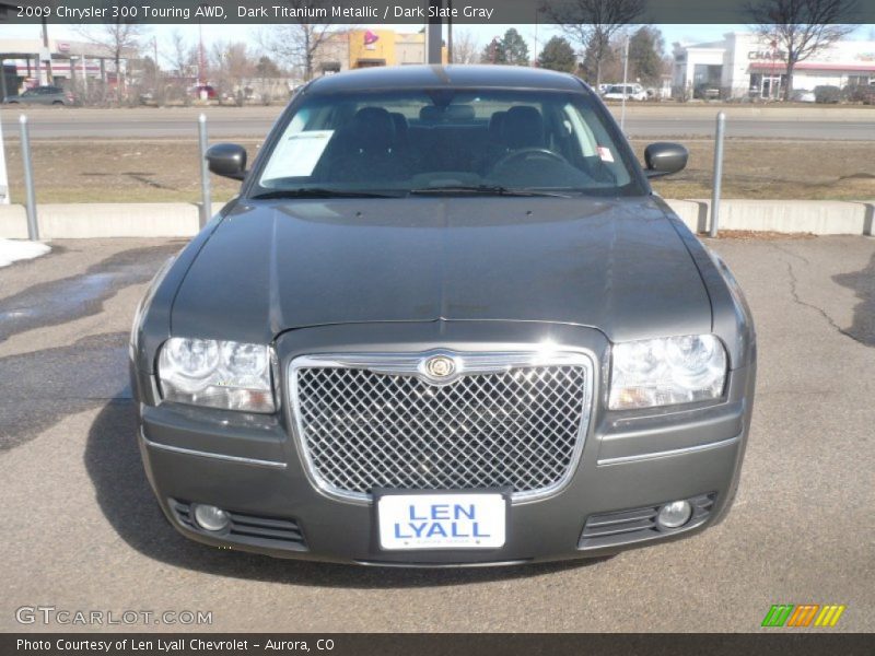 Dark Titanium Metallic / Dark Slate Gray 2009 Chrysler 300 Touring AWD