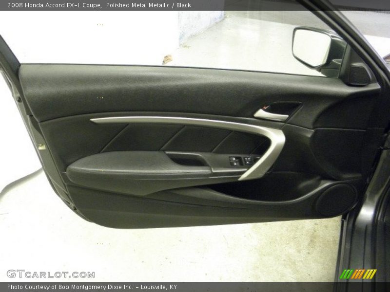 Polished Metal Metallic / Black 2008 Honda Accord EX-L Coupe