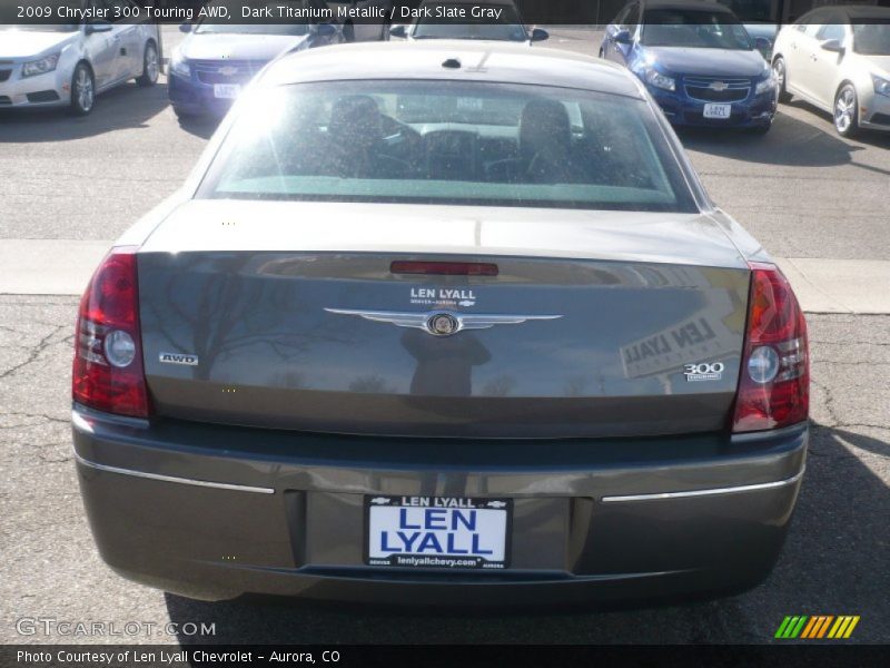 Dark Titanium Metallic / Dark Slate Gray 2009 Chrysler 300 Touring AWD