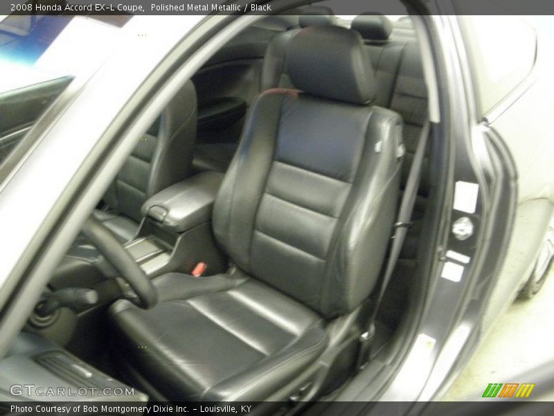 Polished Metal Metallic / Black 2008 Honda Accord EX-L Coupe