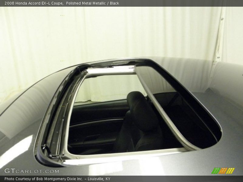Polished Metal Metallic / Black 2008 Honda Accord EX-L Coupe