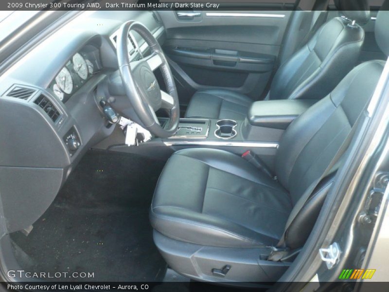 Dark Titanium Metallic / Dark Slate Gray 2009 Chrysler 300 Touring AWD