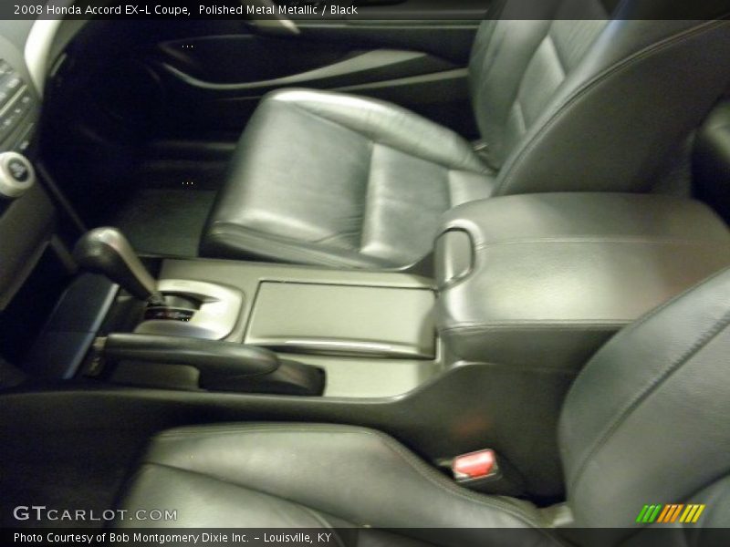 Polished Metal Metallic / Black 2008 Honda Accord EX-L Coupe