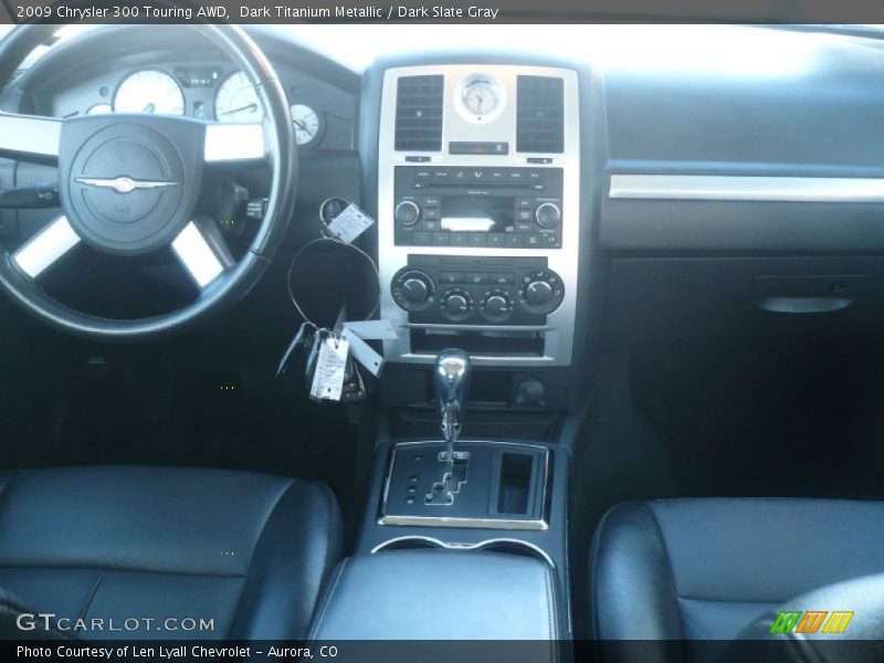 Dark Titanium Metallic / Dark Slate Gray 2009 Chrysler 300 Touring AWD