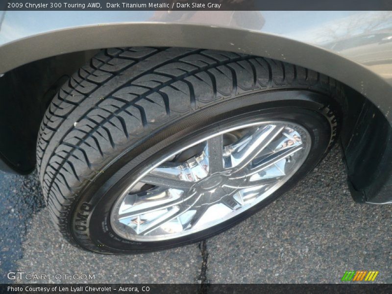 Dark Titanium Metallic / Dark Slate Gray 2009 Chrysler 300 Touring AWD