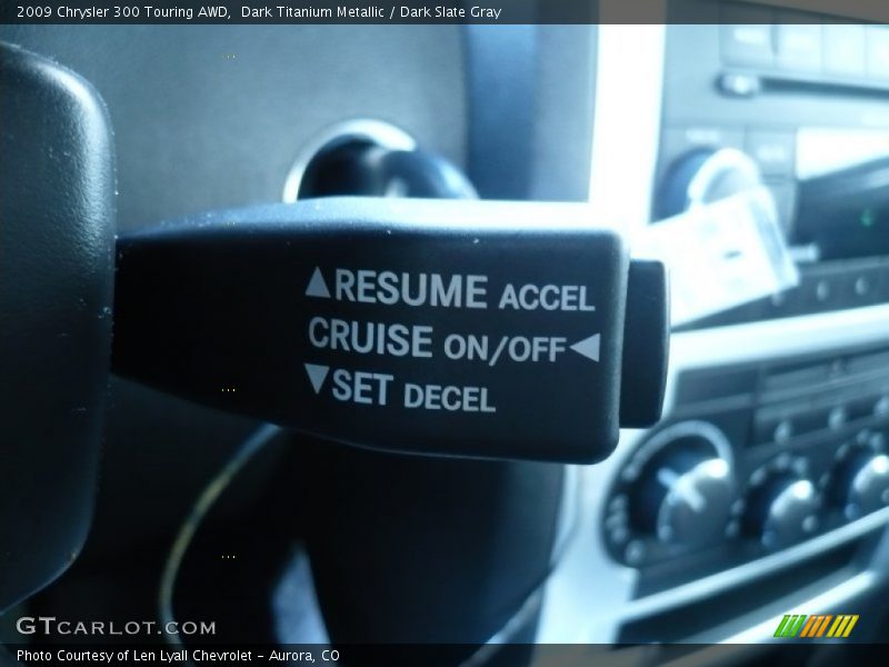 Dark Titanium Metallic / Dark Slate Gray 2009 Chrysler 300 Touring AWD