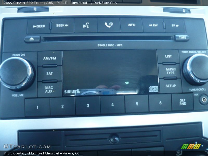 Dark Titanium Metallic / Dark Slate Gray 2009 Chrysler 300 Touring AWD