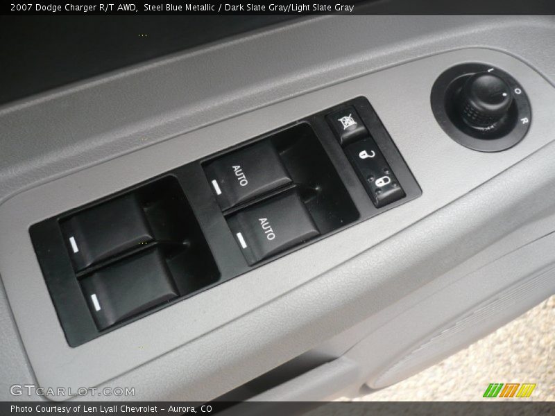 Steel Blue Metallic / Dark Slate Gray/Light Slate Gray 2007 Dodge Charger R/T AWD