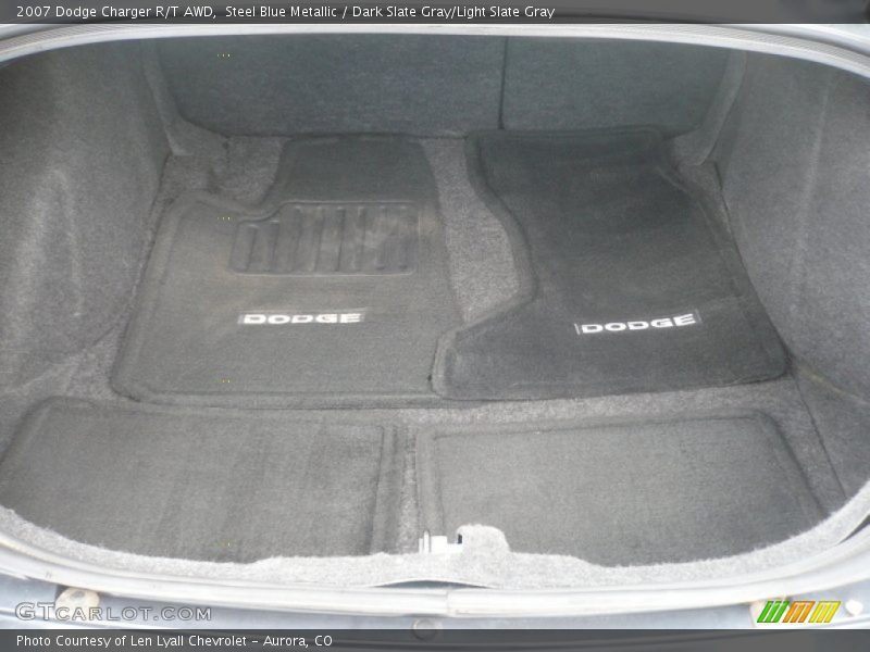 Steel Blue Metallic / Dark Slate Gray/Light Slate Gray 2007 Dodge Charger R/T AWD