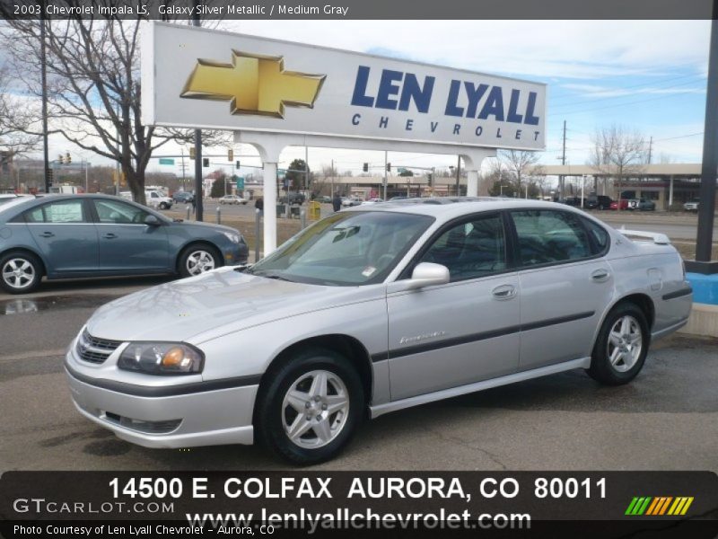 Galaxy Silver Metallic / Medium Gray 2003 Chevrolet Impala LS