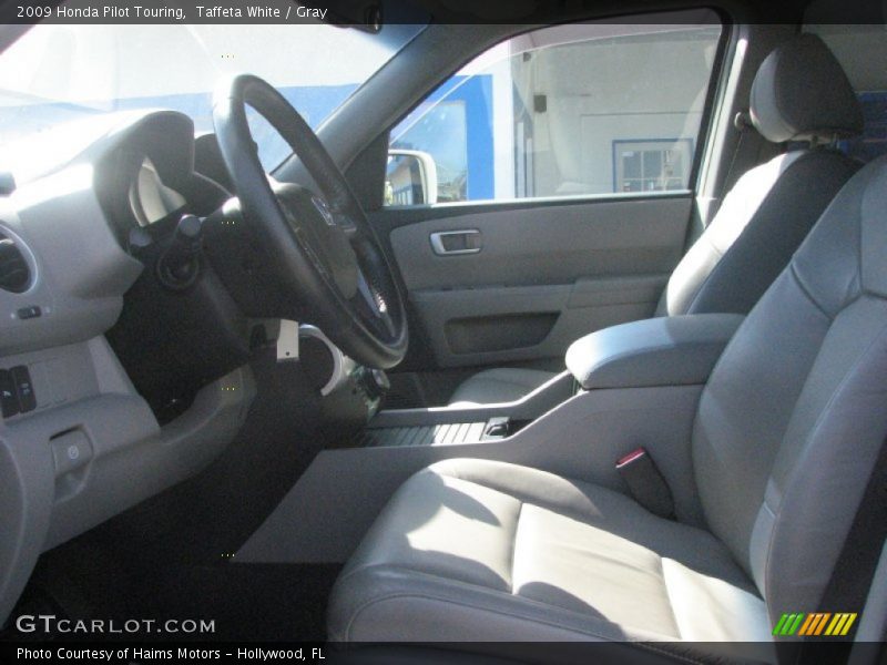 Taffeta White / Gray 2009 Honda Pilot Touring