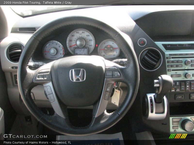 Taffeta White / Gray 2009 Honda Pilot Touring