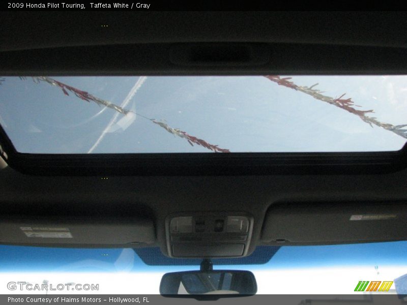 Taffeta White / Gray 2009 Honda Pilot Touring