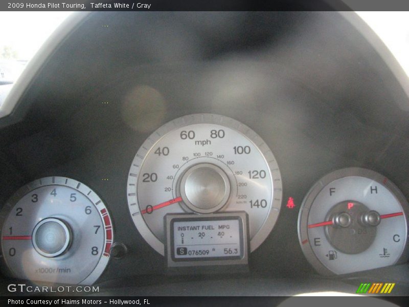 Taffeta White / Gray 2009 Honda Pilot Touring