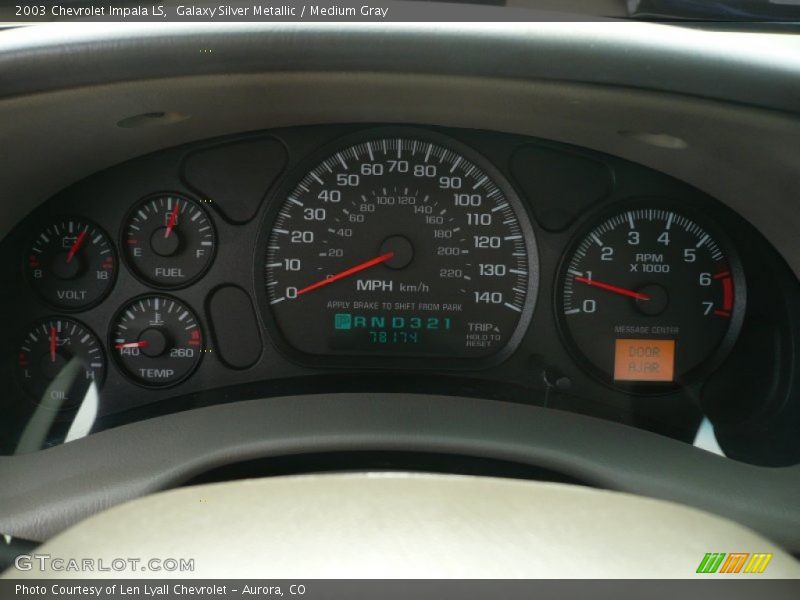 Galaxy Silver Metallic / Medium Gray 2003 Chevrolet Impala LS