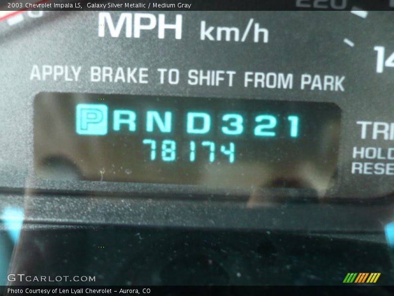 Galaxy Silver Metallic / Medium Gray 2003 Chevrolet Impala LS