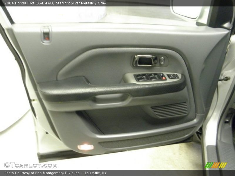 Starlight Silver Metallic / Gray 2004 Honda Pilot EX-L 4WD