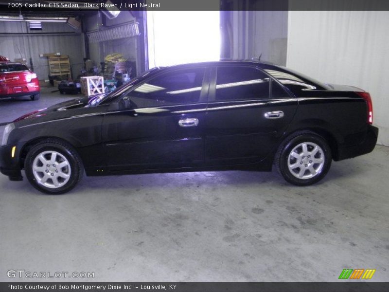 Black Raven / Light Neutral 2005 Cadillac CTS Sedan