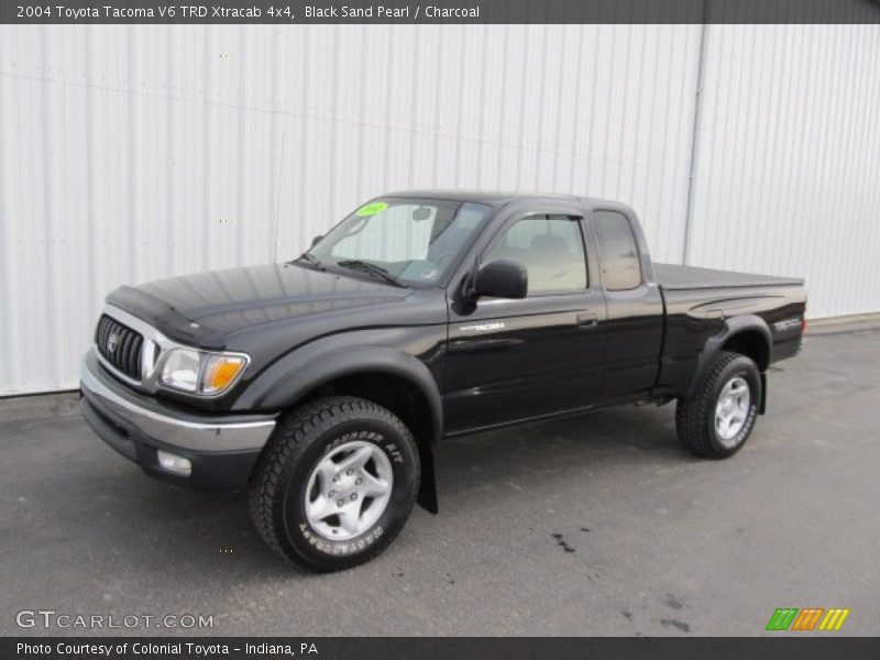 Black Sand Pearl / Charcoal 2004 Toyota Tacoma V6 TRD Xtracab 4x4