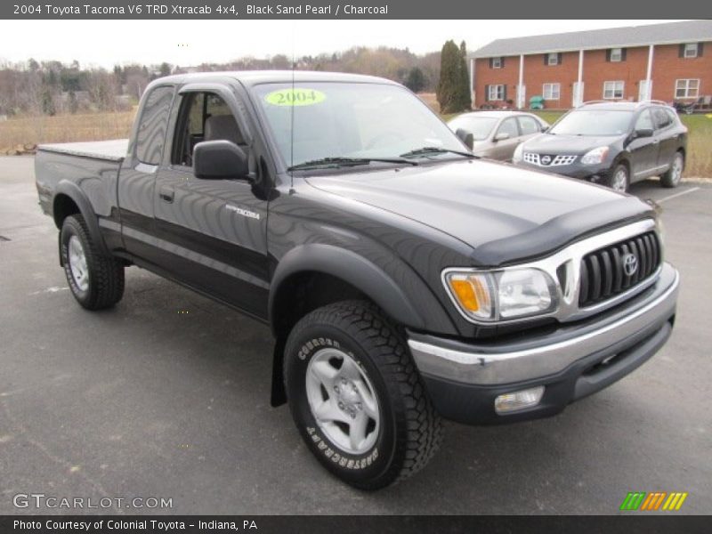Black Sand Pearl / Charcoal 2004 Toyota Tacoma V6 TRD Xtracab 4x4