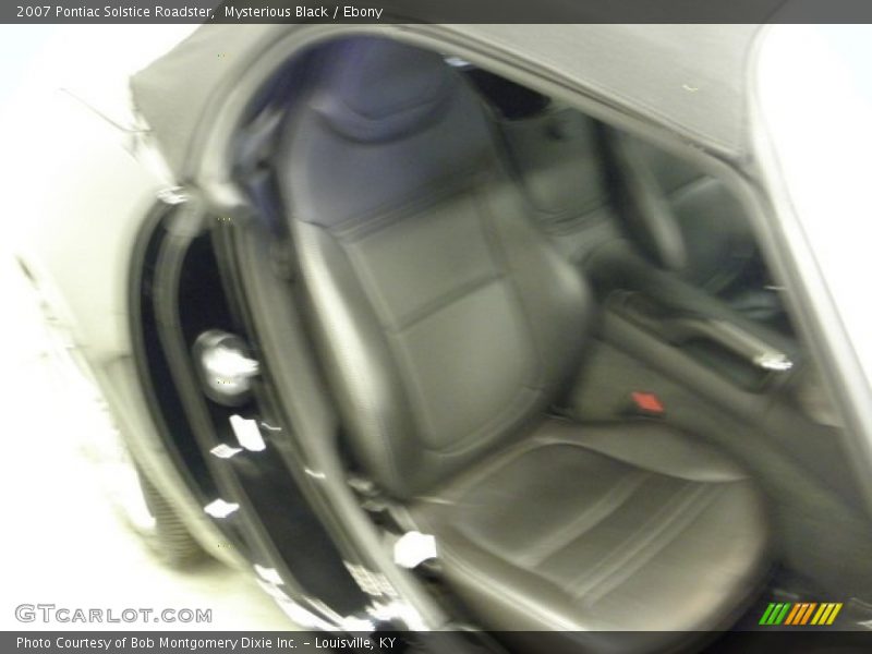 Mysterious Black / Ebony 2007 Pontiac Solstice Roadster