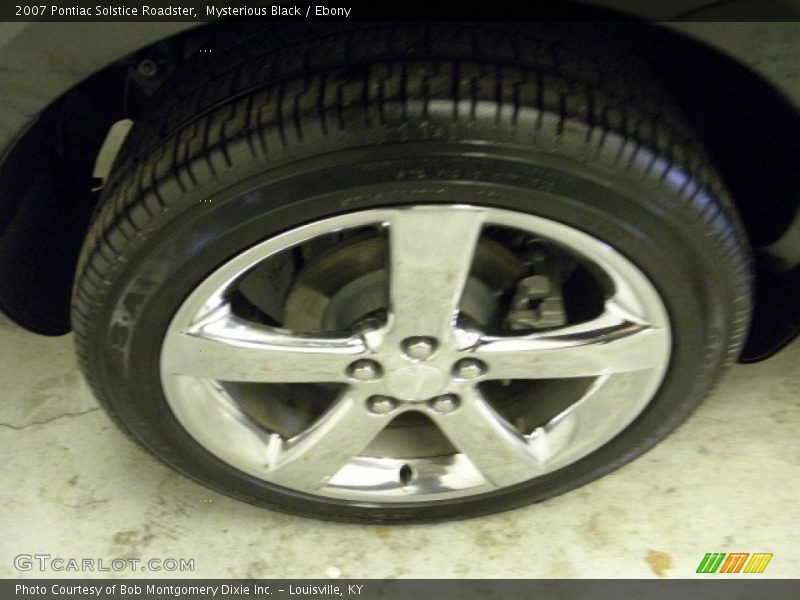 Mysterious Black / Ebony 2007 Pontiac Solstice Roadster