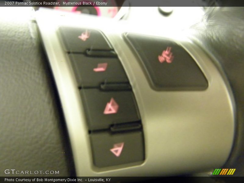 Mysterious Black / Ebony 2007 Pontiac Solstice Roadster