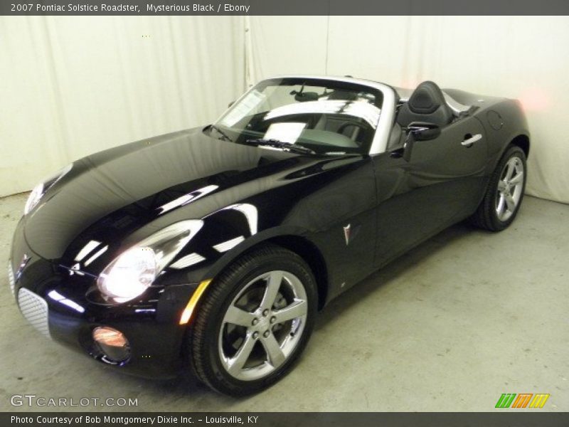 Mysterious Black / Ebony 2007 Pontiac Solstice Roadster