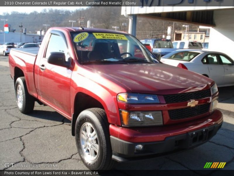 Cardinal Red Metallic / Ebony 2010 Chevrolet Colorado LT Regular Cab 4x4