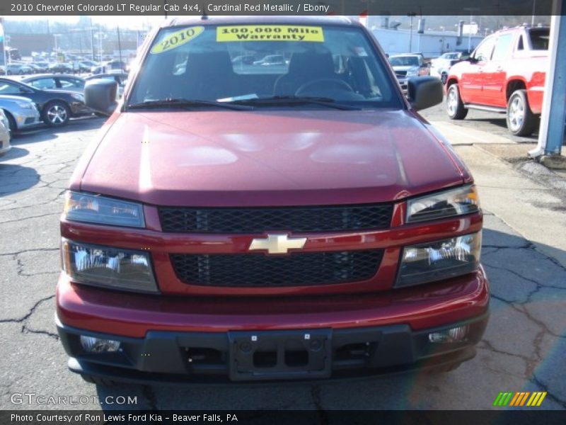 Cardinal Red Metallic / Ebony 2010 Chevrolet Colorado LT Regular Cab 4x4
