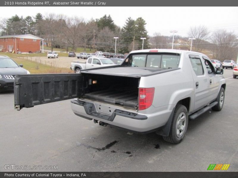 Alabaster Silver Metallic / Gray 2010 Honda Ridgeline RT