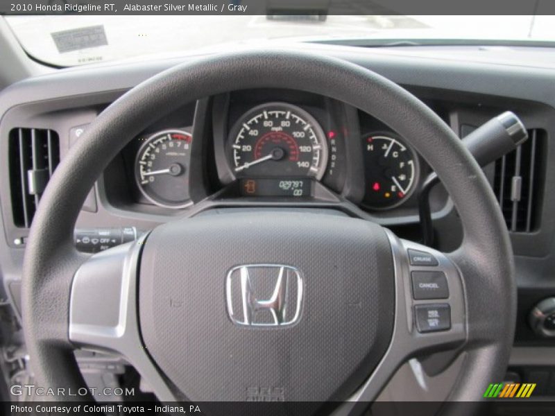 Alabaster Silver Metallic / Gray 2010 Honda Ridgeline RT