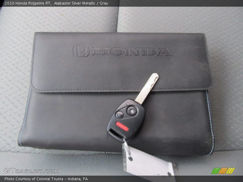 Alabaster Silver Metallic / Gray 2010 Honda Ridgeline RT