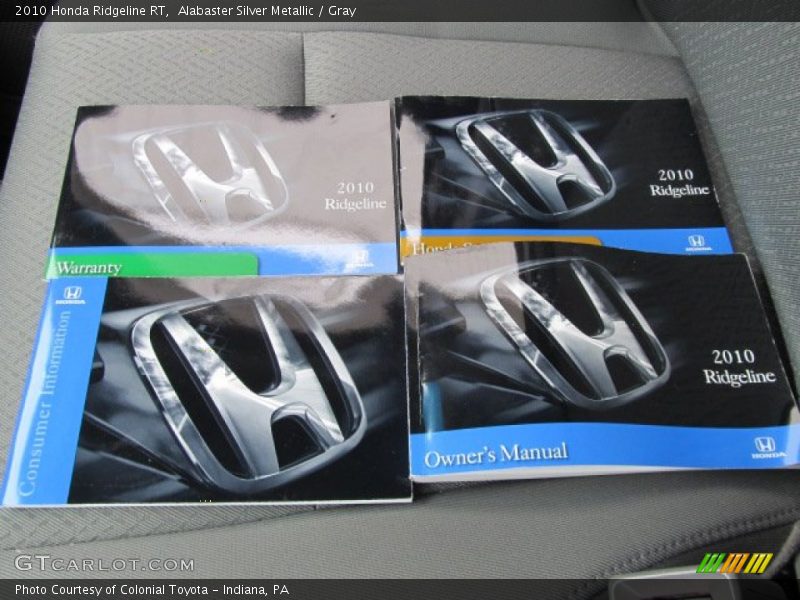 Alabaster Silver Metallic / Gray 2010 Honda Ridgeline RT