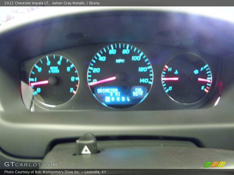 Ashen Gray Metallic / Ebony 2012 Chevrolet Impala LT