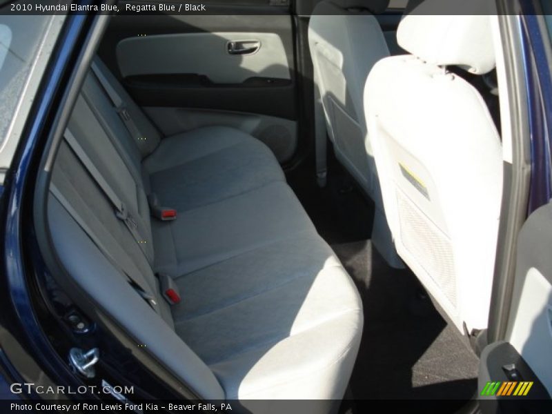 Regatta Blue / Black 2010 Hyundai Elantra Blue