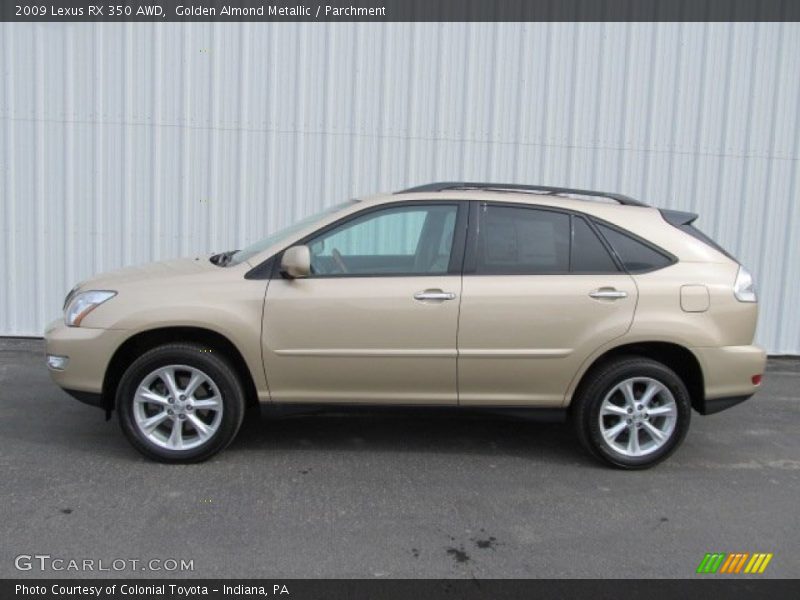  2009 RX 350 AWD Golden Almond Metallic