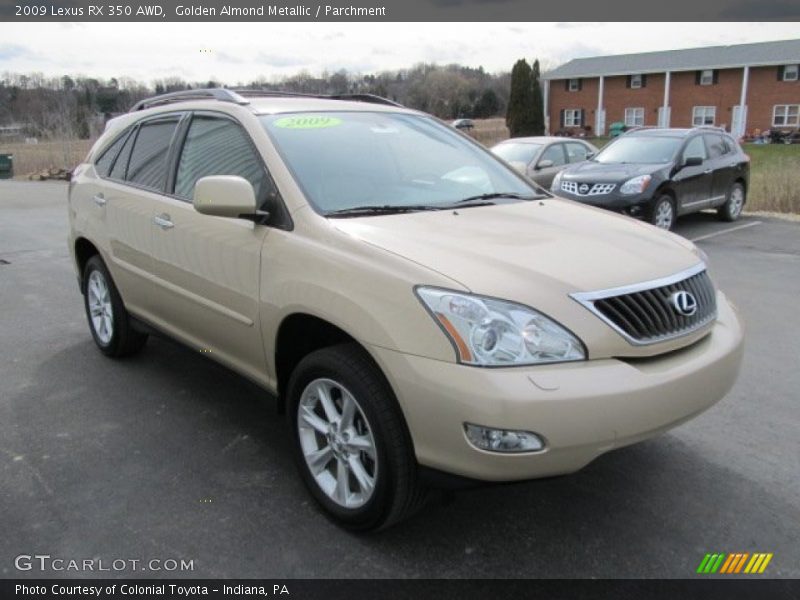 Golden Almond Metallic / Parchment 2009 Lexus RX 350 AWD