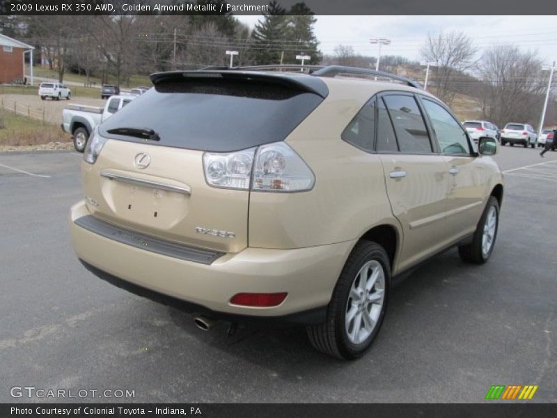 Golden Almond Metallic / Parchment 2009 Lexus RX 350 AWD