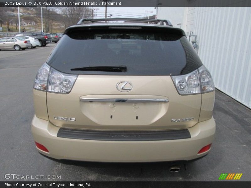 Golden Almond Metallic / Parchment 2009 Lexus RX 350 AWD
