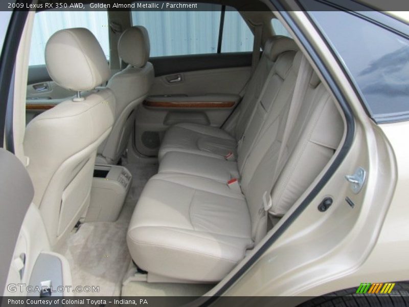 Rear Seat of 2009 RX 350 AWD