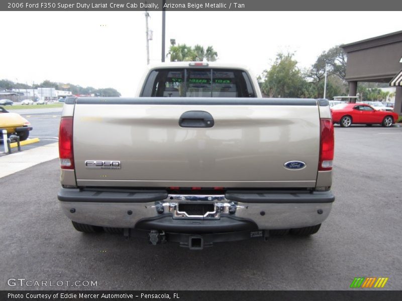 Arizona Beige Metallic / Tan 2006 Ford F350 Super Duty Lariat Crew Cab Dually