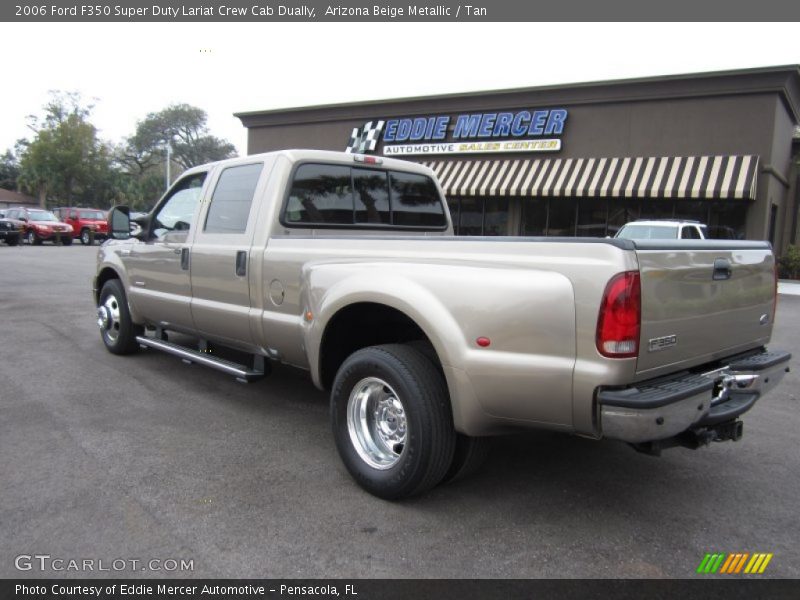 Arizona Beige Metallic / Tan 2006 Ford F350 Super Duty Lariat Crew Cab Dually