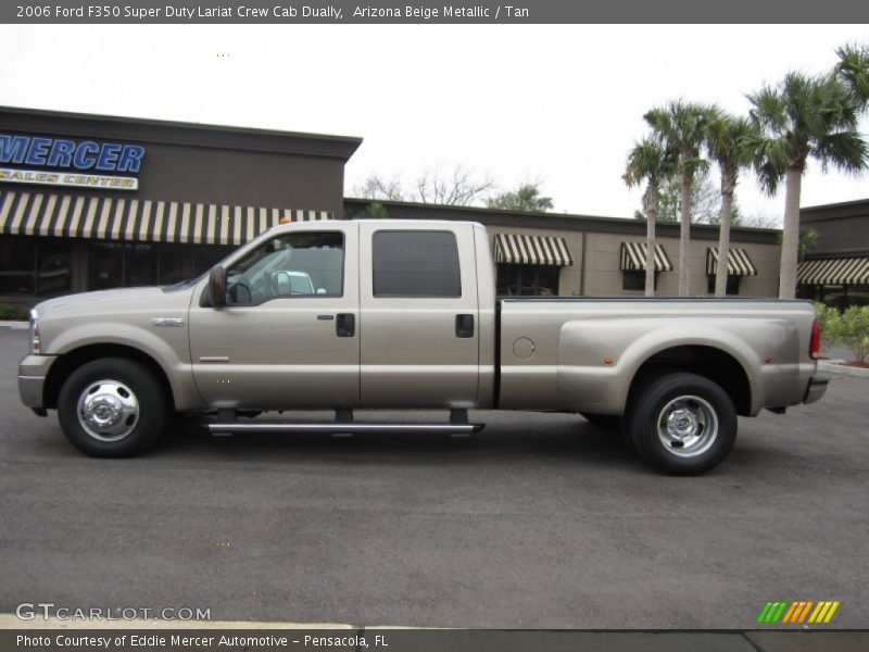 Arizona Beige Metallic / Tan 2006 Ford F350 Super Duty Lariat Crew Cab Dually