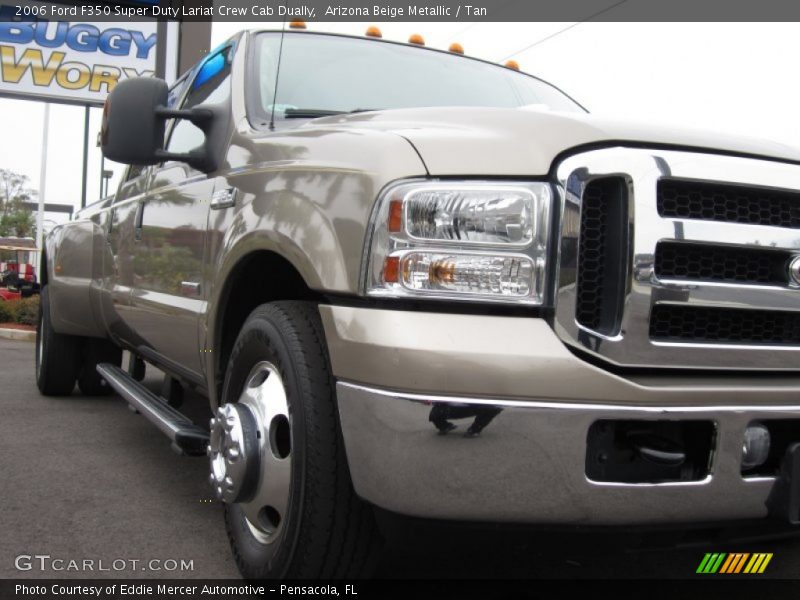 Arizona Beige Metallic / Tan 2006 Ford F350 Super Duty Lariat Crew Cab Dually